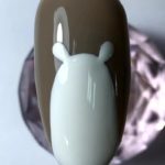 Маникюр БЕЛЫЙ МЕДВЕДЬ В ШАРФЕ